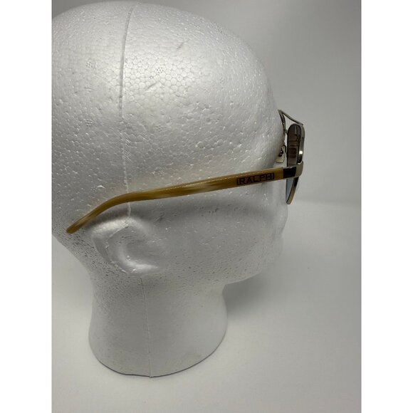 Ralph Lauren RA4004 101/T5 Horn Gold Frame Polarized Brown Aviator Sunglasses - Picture 3 of 10